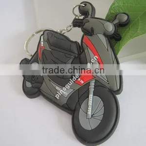 2D Custom Car Shape Soft PVC Keychains thumbnail-2