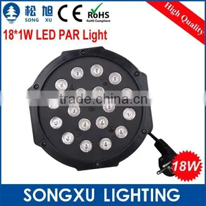 18*1w Flat Par Lighting Professional Rgb dj Led Light for Disco Home Party thumbnail-1