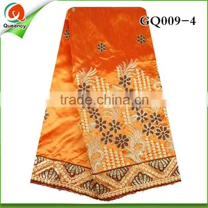 GQ009-4 Good Quality African George Fabric Design, 2016 New African George Lace Embroidery Fabric thumbnail-1