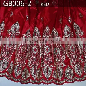Lucky Red Hot Selling Fabric African Style Wedding George Fabrics GB006-2 thumbnail-1