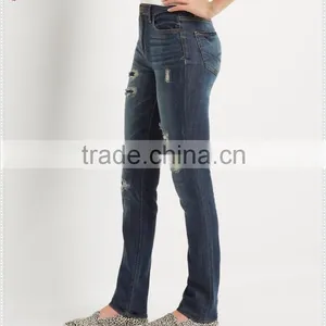 China Apparel Wholesale Denim Clothing Manufacturer Lady Jean thumbnail-1