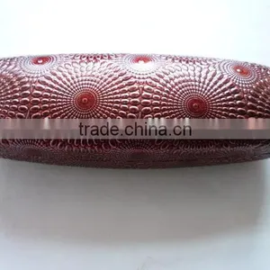 Metal Any Color Hard PU Glasses Case thumbnail-3