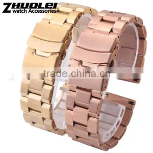 18|20|22|24mm High Quality Imported Stainless Steel Watch Bracelet for Men's and Women's Wholesale 3PCS thumbnail-2