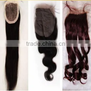 Top Hair Piece Grey Lace Closure Express Lace Closure thumbnail-1