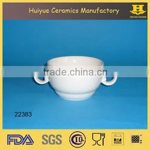 Ceramic Soup Cup With Spoon, Soup Bowl With Saucer thumbnail-2