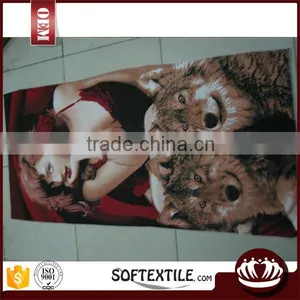 Pure Cotton Serging Embroidery Face Towel Bath Towel Beach Towel thumbnail-6