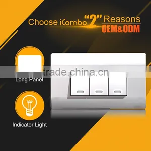 Western 3 Gang 1 Way Timer Funny Pretty Plastic Light Electric Wall Copper Switch Plates Covers thumbnail-1