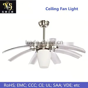 Modern House Restaurant Design High Quality Led Ceiling Fan Lamp thumbnail-3