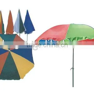 Colorful 1.8M Steel Pole 140g/m2 Polyester Garden Line Umbrella thumbnail-1