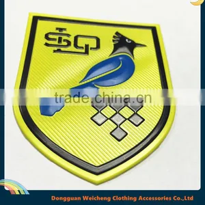 Custom Shaped 3D Embossed Silicone Soft PVC Patch thumbnail-2