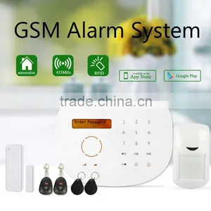 House Security Equipment Home Automation NEW Wireless GSM Alarm System With Touchpad thumbnail-1