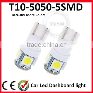 High Quality Cheap Supplier 5050 Led Car Side Wedge Light LampT10 5smd W5w Led thumbnail-2