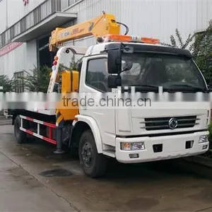 Multifuctional DFAC Dongfeng 4ton Tow Truck Mounted Crane for Sale thumbnail-2
