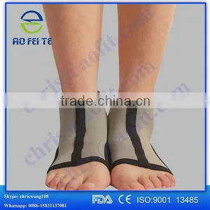 China Hebei Aofeite High Quality Elastic Hook Loop Ankle Strap Sandals thumbnail-3