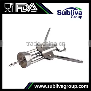 Stainless Steel Sturdy Twin Lever Wine Rabbit Corkscrew thumbnail-1