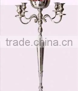 Hot Sale Wedding Table Silver Plated Candelabra , 5 Arm Silver Candelabra thumbnail-1