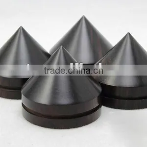 Ebony Wood Spike DIY Power Amp Spike Cone thumbnail-1