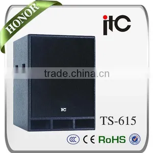 ITC TS-615S 500W 8 Ohm 15" Subwoofer Speaker thumbnail-1