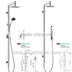 Home Designed Shower Set Bathroom Head Rain Shower Mixer thumbnail-1