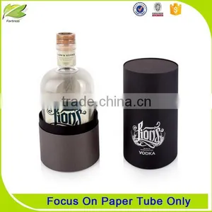 High Quality Paper Round Tube Wine Gift Box thumbnail-2