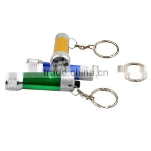 Promotional Gift Blacklight 365nm Custom 5 LED Best Keychain Flashlight thumbnail-4