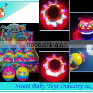 Plastic Magic Gyro Fan Spinning Top With Light Music thumbnail-1