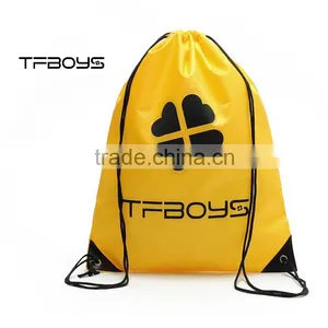 Polyester Drawstring Shopping Shoe Bag for Wholesale thumbnail-1