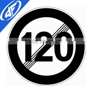 Reflective Adhesive Orbid Turn Back Road Sign thumbnail-5