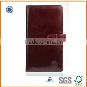 Direct Factory Sale Leather Passport Holder/cheque Holder/leather Passport Holder With Custom Logo thumbnail-1