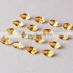 Top Quality Citrine Loose Pear Faceted Cut Gemstone thumbnail-4