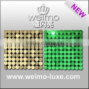 2014 New Design Sequin Pvc Wall Panel China for Indoor Decor thumbnail-1