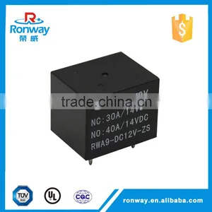 Ronway Factory Good Service 12V 4pin General Mini Electromagnetic Auto Relay 4119 thumbnail-1