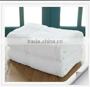 3 Star Hotel Used 32S Soft and Good Water Absorbent White Bath Towels thumbnail-1