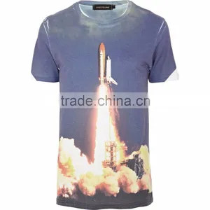 High Quality Sublimation Printed Round Neck Tshirt thumbnail-1