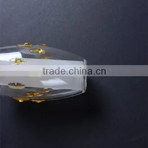 Hot Sale!china Supplier Double Wall Amber Glass Lamp Shade G9 Screw Chandelier Clear Cheap Glass Lamp Cover thumbnail-2