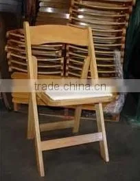 Wood Folding Chair thumbnail-1