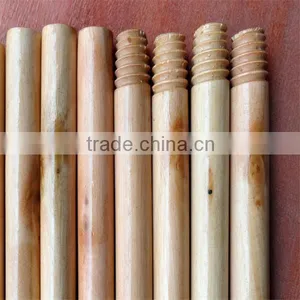 Natural Wooden Lacquered and Threaded Mop Handle thumbnail-1
