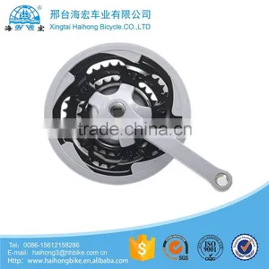 Wholesale Bike Parts Fixed Gear 28/38/48T Iron Chainwheel With Crank thumbnail-6