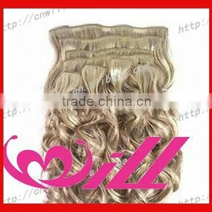 Tangle Free Wholesale Rapunzel Hair Extensions Clip in Curly Hair Extension Remy Clip in Hair Extension thumbnail-1