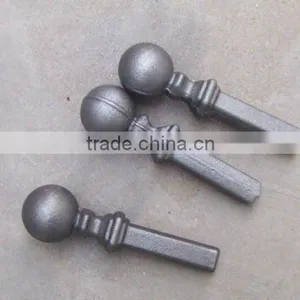 Wrought Iron Decoration of Fence and Gate Forged Steel Ball or Post Top/spears Heads thumbnail-1