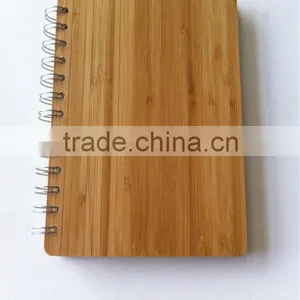 Hot New Bamboo Cover Notebook thumbnail-1