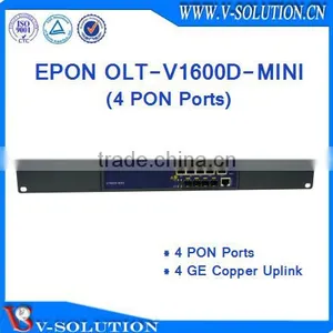 Competitive Price for 1U 4 PON GEPON/GPON OLT Support 256 ONU FTTH OLT thumbnail-2