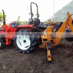Side-shift Garden Tractor Loader Backhoe thumbnail-1