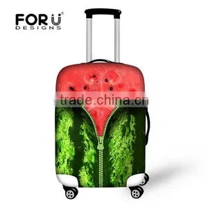 Wholesale 2016 Fashion Fruit Watermelon Printing Hard Cover Clear Luggage Covers thumbnail-1