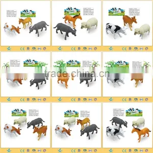 Cute Animal Toys Plastic Toy Horse Farm Set Animal Set thumbnail-1