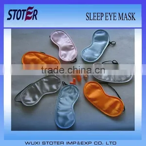 Hot Sale High Quality Material Sleep Eye Mask Cool Satin Sleeping Eye Masks ST7080 thumbnail-1