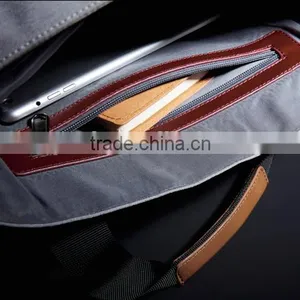 China Factory Customize 15.6" Black Laptop Shoulder Bag Business Messenger Handbag Briefcase For Dell thumbnail-3