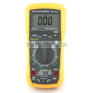 Digital Voltmeter Ampmeter Multimeter AC DC Meter OHM's Resistance With Capacitance Tester Buzzer thumbnail-5