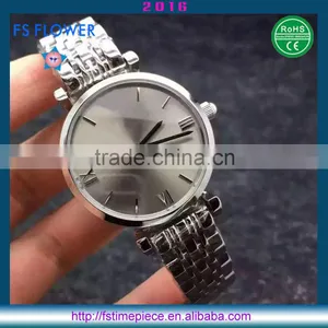 FS FLOWER - Hot Selling Fashion Watch Stainless Steel Case Women Reloj Mujer 2016 thumbnail-1