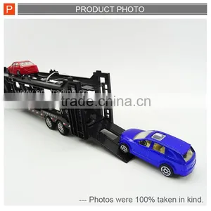 Collection Metal Car Pull Back Diecast Container Truck Toy thumbnail-4